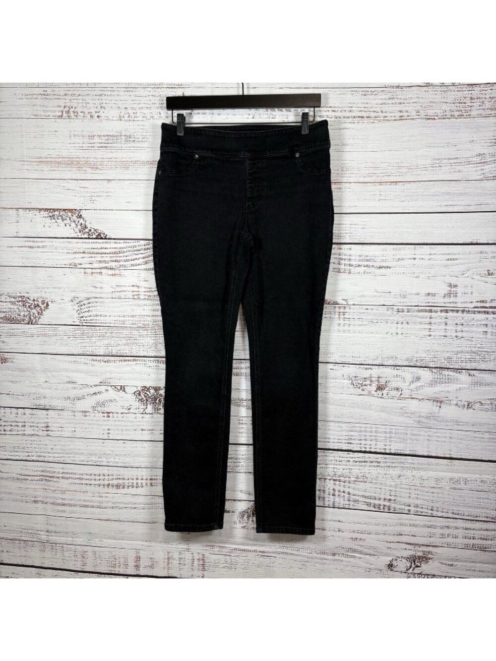 Chico’s So Slimming Black Pull On Mid Rise Jeans